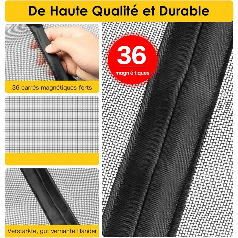 Magnetic Mosquito Net For Doors, Windows, Sliding Doors, Swing Doors, ROlling Doors, Caravans, Balconies, Motorhomes - Image 3