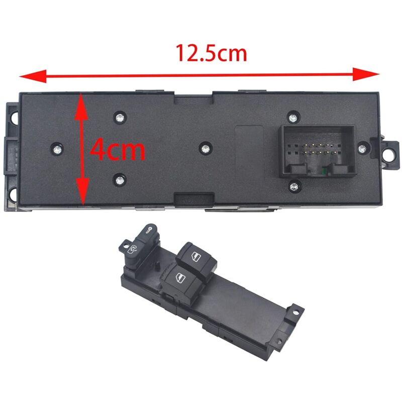 Window Regulator Control Switch Window Button 1J3959857 For Golf 4 Leon Fabia Octavia - Image 2