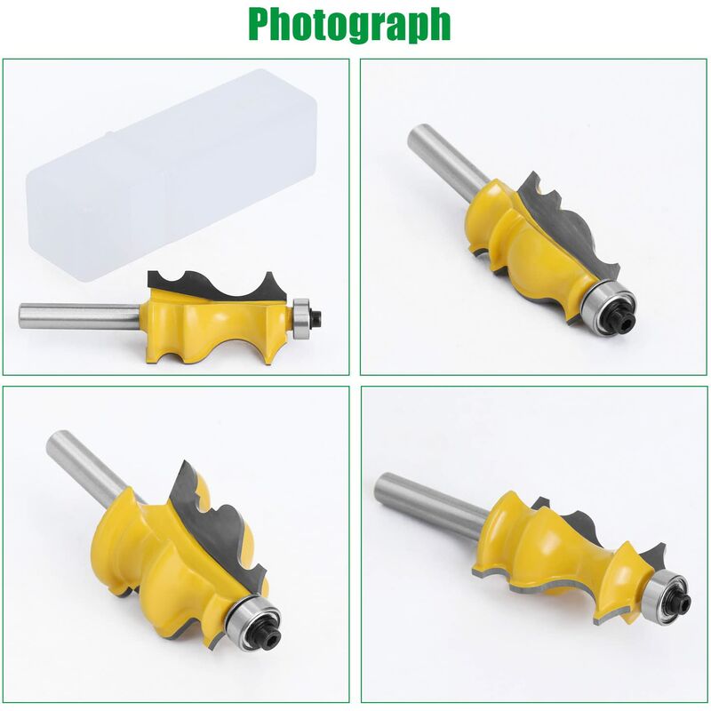 3 pcs 8Mm ROuter Bits, ROuter Bits, Woodworking Tools, Engraving Machines, Cutting Machine Tools, For Cutting Wood (8Mm) - Image 4