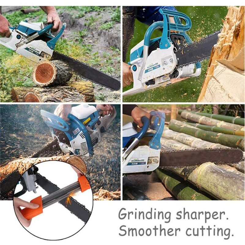 2 In 1 Easy File Chainsaw Chain Sharpener 3/8