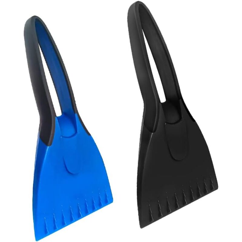 2 Pieces Frost Scraper Windshield, Strong And Durable Ice Scraper, Snow Scrapers For Car, With Non-Slip Handle For Car - Image 1
