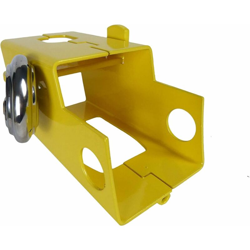 Heavy Duty Steel Caravan/Trailer Hitch Lock With Padlock - Image 2