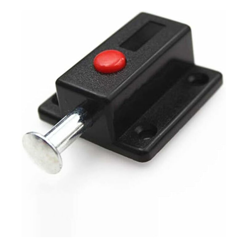 4 pcs Spring Window Cabinet Knob Automatic Door Latch Lock Furniture Cabinet Drawer Door Lock With Spring Knob - Image 2