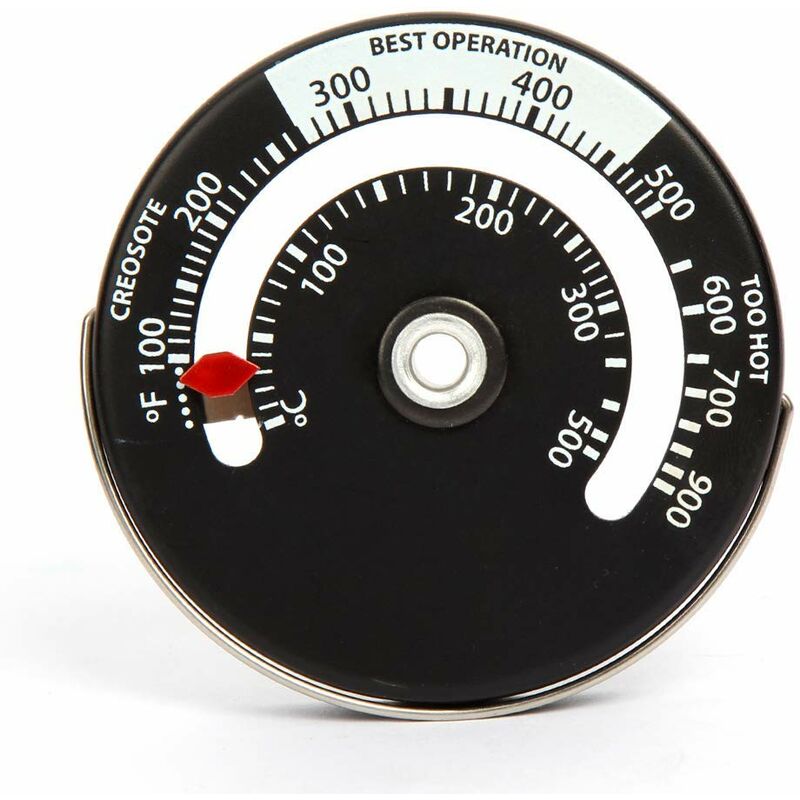 Magnetic Stove Wood Stove Thermometer Fireplace Temperature Monitor Gauge For Flue Gas Burner Bbq - Image 1