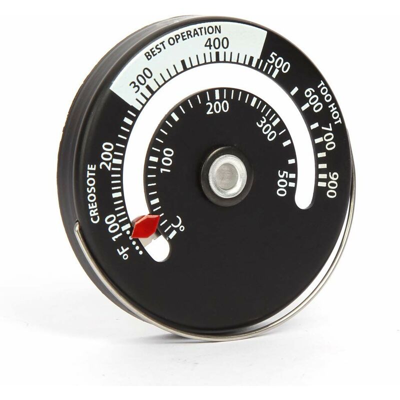 Magnetic Stove Wood Stove Thermometer Fireplace Temperature Monitor Gauge For Flue Gas Burner Bbq - Image 2