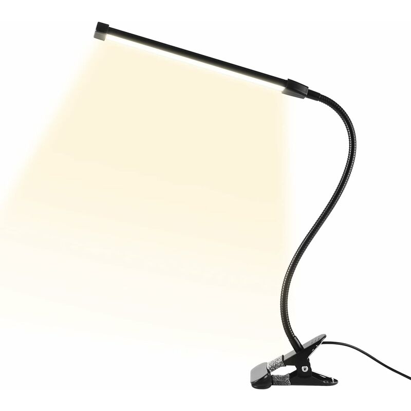 8W Dimmable Usb Desk Lamp With 3 Modes (Cool/Warm/Natural) 10 Brightness Levels LED Desk Lamp For Office, Education, - Image 1
