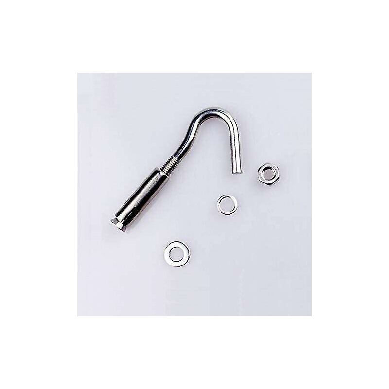 M10 304 Stainless Steel Expansion Bolts Anchors Bolts Open Hook Expansion Screws Bolts 5-Pack - Image 4