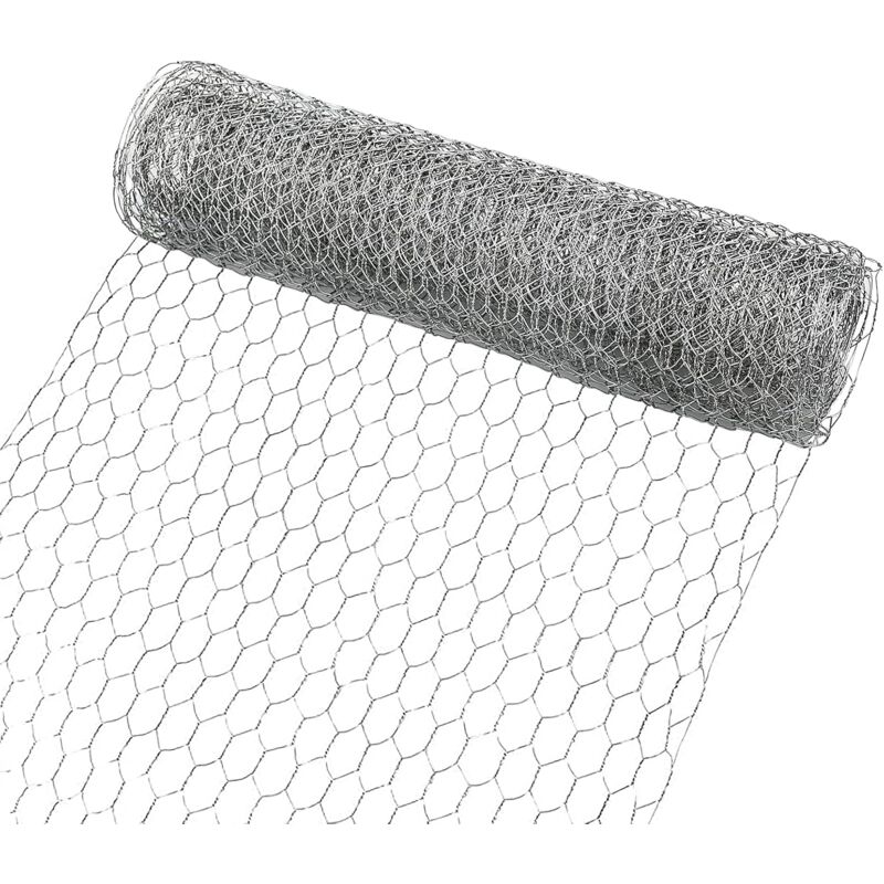 Galvanized Hexagonal Chicken Wire 400Mm X 5M For Craft Projects, Gardening, Home Decor - Image 1