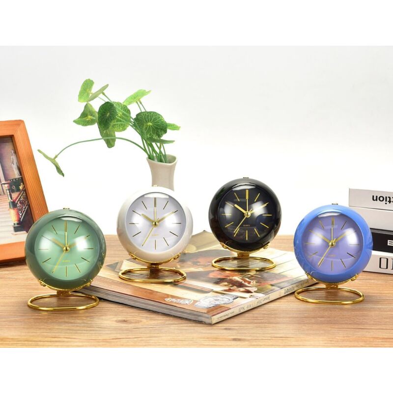 Retro Non-Ticking Analog Alarm Clock With Night Light, Silent, Easy Operation And Loud Alarm, Gift For Mom On Mother'S - Image 4