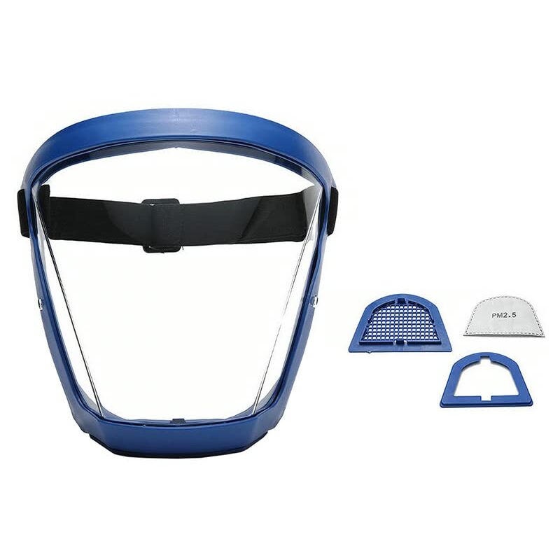 Face Shield, Transparent Protective Full Face Shield, Clear Face Shields, Eye Protection, Full Coverage Personal - Image 1