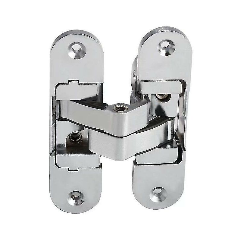3D Invisible Hinge. Satin Stainless Steel. 2 Pieces, 2395Mm (Left + Right) - Image 1