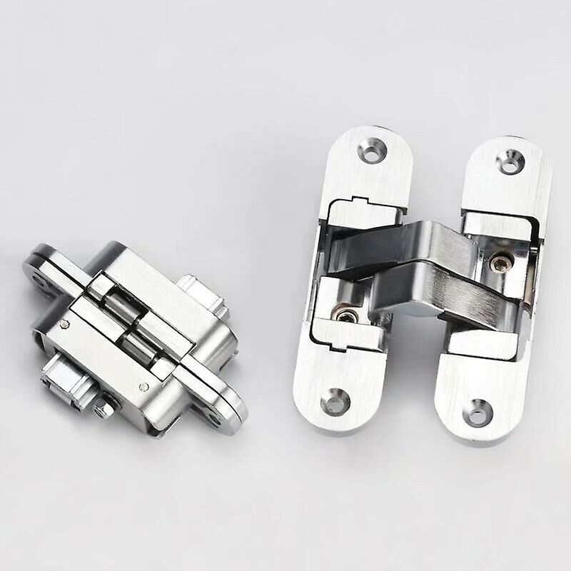 3D Invisible Hinge. Satin Stainless Steel. 2 Pieces, 2395Mm (Left + Right) - Image 2