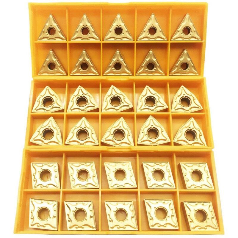 30 pcs Cnmg 431 + Wnmg 431 + Tnmg 331 Cnc Indexable Solid Carbide Blades For Lathe Turning Tool Holder. - Image 4