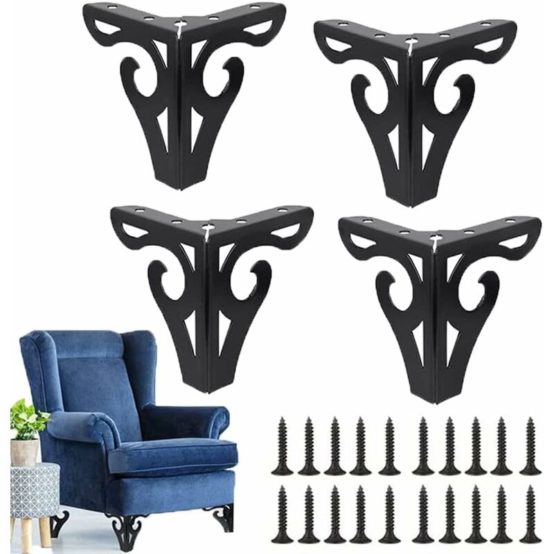4 pcs Furniture Sofa Legs, Sofa Legs, Modern Sofa Legs, Tv Cabinet Legs, Bed Legs, For Cabinet, Sofa, Table - Image 1
