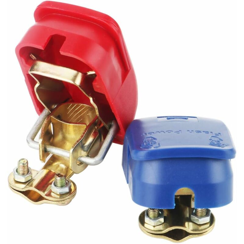 2 Pack Quick Release Battery Terminals, 12V Quick Release Battery Terminals Connectors, Battery Switch For - Image 1