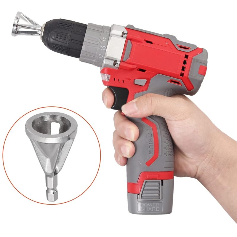 External Chamfer Deburring Tool For Drill Bit, Burr Removal Bit Quickly Repairs DAmaged Metal External Chamfer - Image 4
