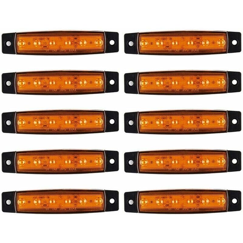 Truck Side Marker Lights 10 pcs LED Side Marker Lights Side Marker Lights Dc 12V LED Side Marker Lights Lamp Truck - Image 1