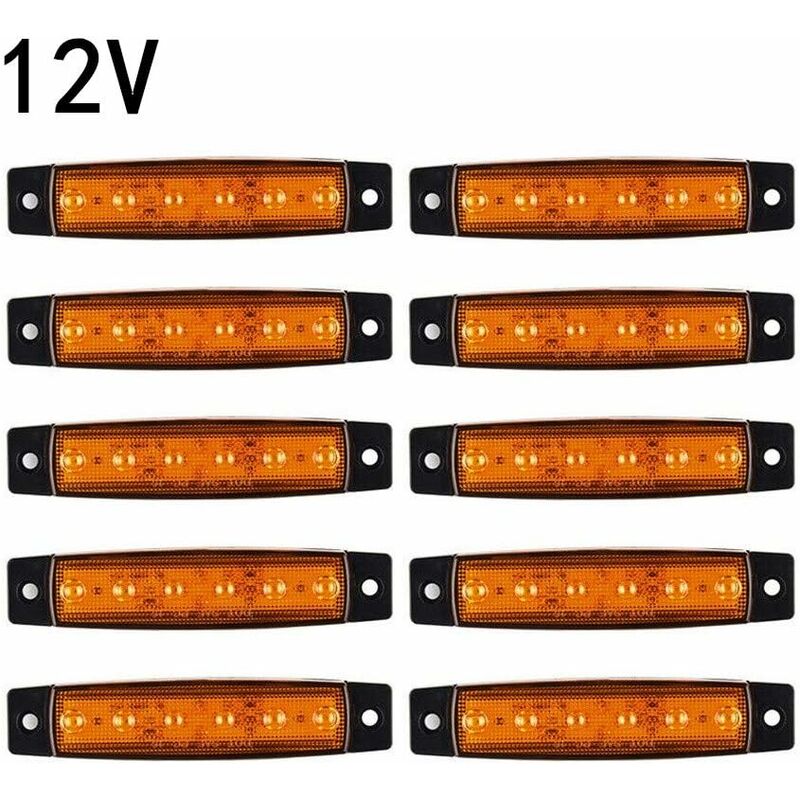 Truck Side Marker Lights 10 pcs LED Side Marker Lights Side Marker Lights Dc 12V LED Side Marker Lights Lamp Truck - Image 2