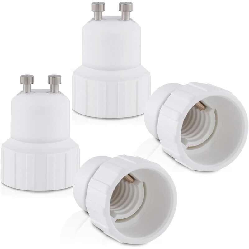 4X Socket Adapter - Gu10 To E14 Socket Converter - Bayonet Base Lamp Holder Adapter For LED Halogen Bulb - Image 1