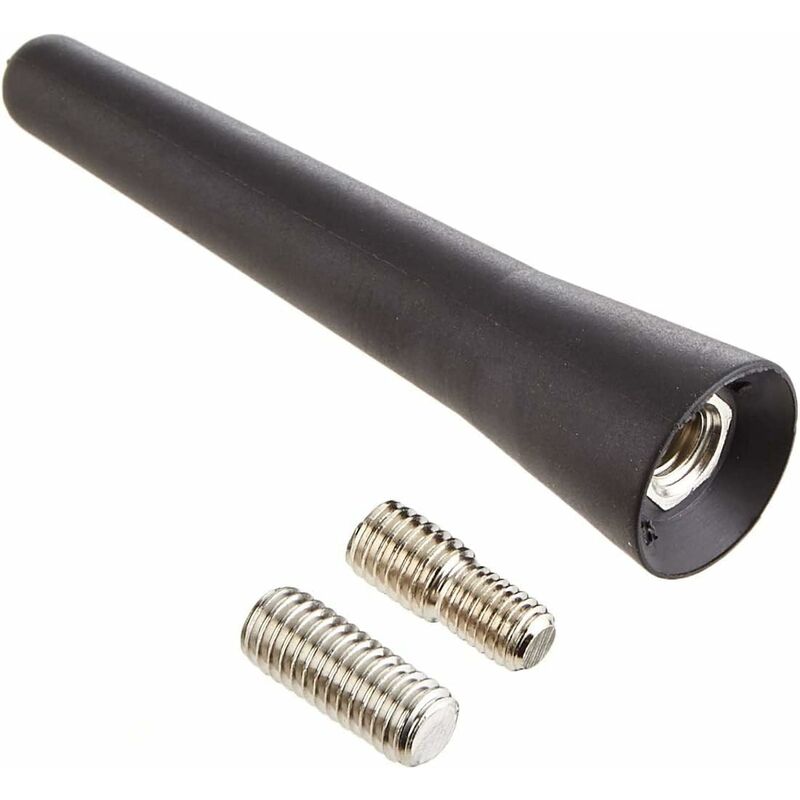 Autoparts Universal 65Mm Short Car Antenna Modified Carbon Fiber Style Black - Image 1