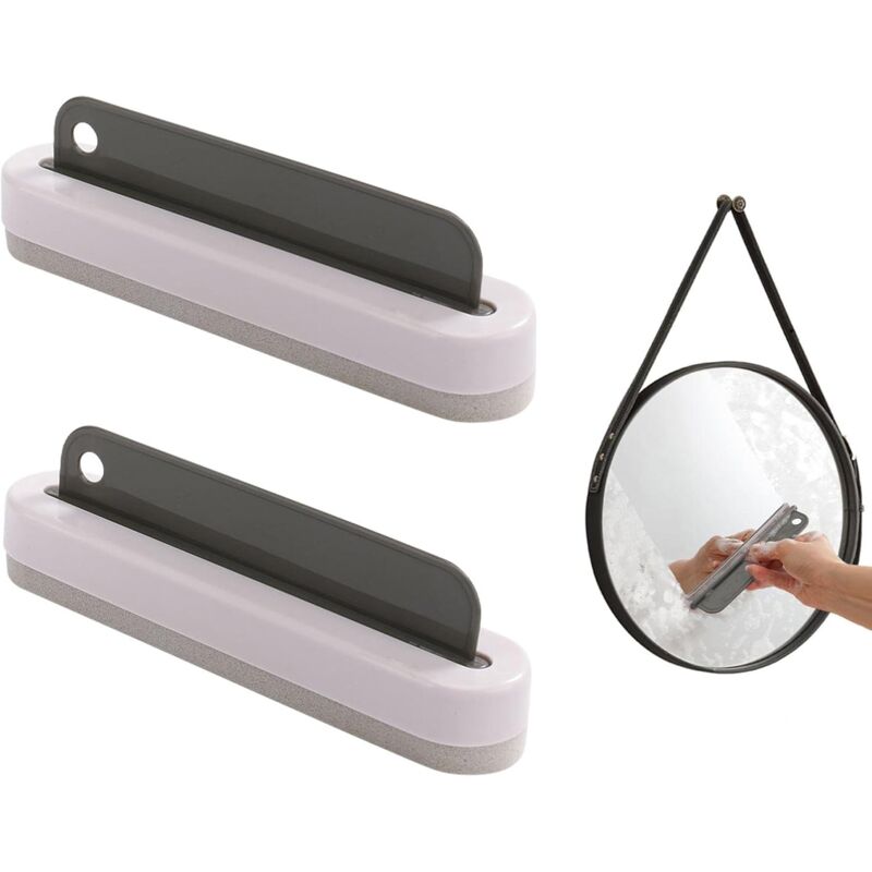 Cleaning Squeegee Windshield Wiper And Washer Sponge, 2 In 1 Window Cleaning Kit Removable With Sponge For Car - Image 1