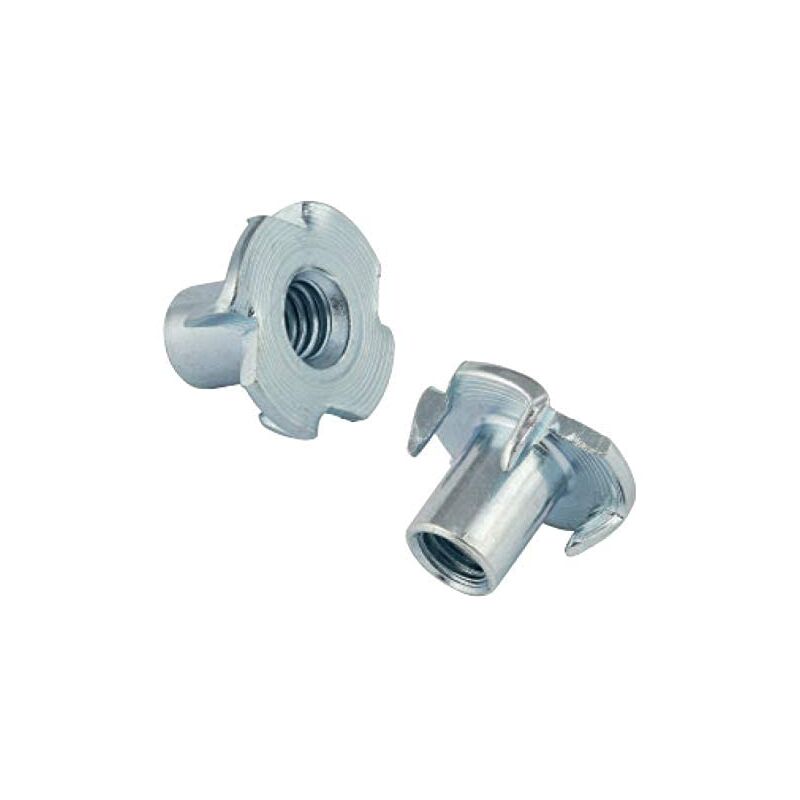 T Nut Claw Nut 4 Sided Nut Claw Fitting M6 X 12 Mm 50 pcs - Image 1