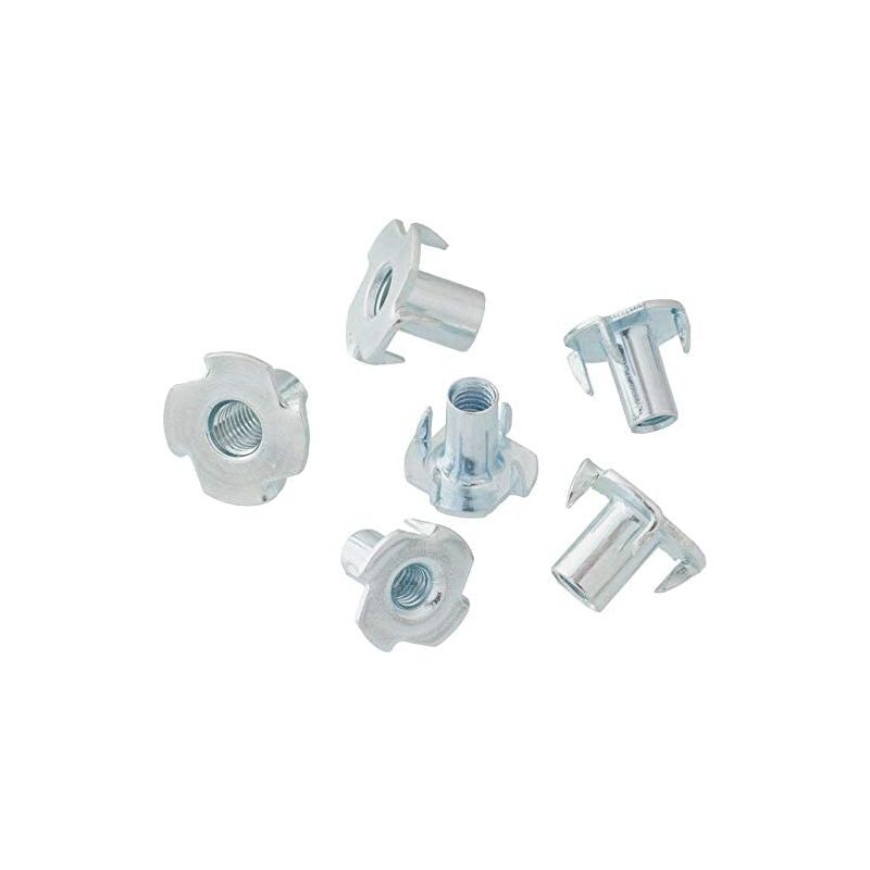 T Nut Claw Nut 4 Sided Nut Claw Fitting M6 X 12 Mm 50 pcs - Image 3