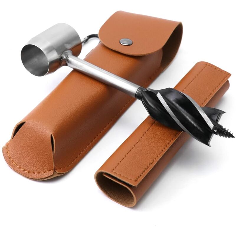 Hand Drill For Woodworking, Manual Auger For Camping, Bushcraft And Outdoor Hiking - Image 1