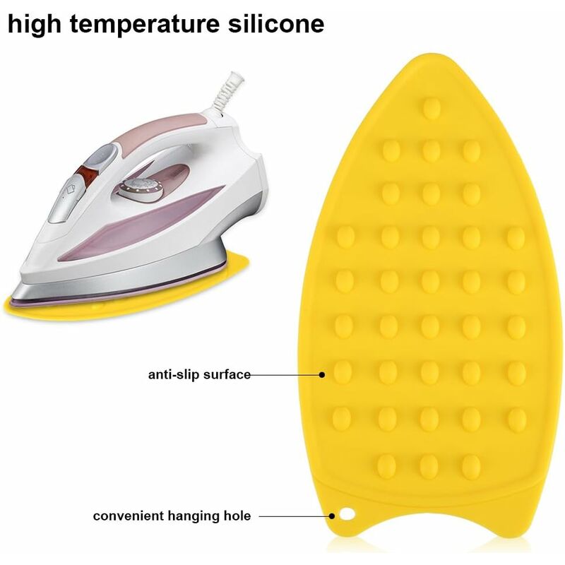 Silicone Iron Rest Pad, Silicone Iron Hot Protective Rest Pad, Heat Resistant Non-Slip Mat For Ironing Heat Resistant - Image 2
