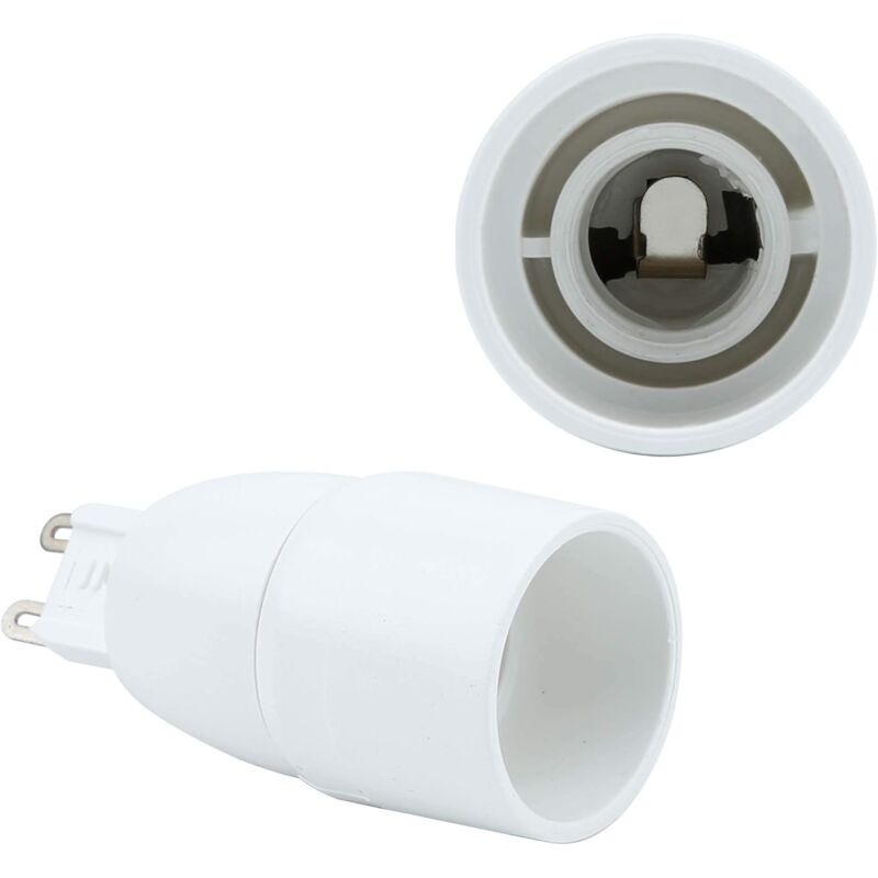 4X Lamp Socket Adapter G9 To E14 In White - 4 pcs Set Reformatting Converters For Lamp Sockets For Incandescent, LED, - Image 3
