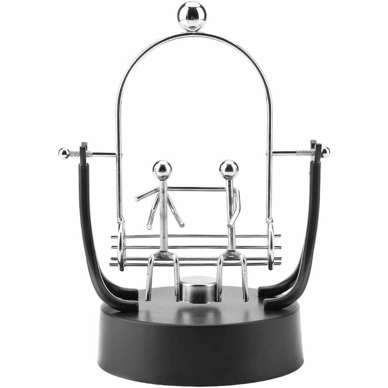 Electronic Perpetual Motion Shake Wiggle Device Swinging Balance Bicycle Physics Science Desk Toy - Image 1