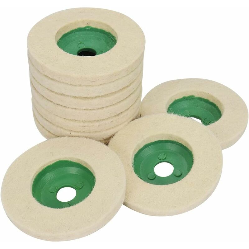 4 Inch Wool Angle Grinder Discs Thicken Wear-Resistant Polishing Pads For Metal Marble Glass Mirror Polishing Effect 10 - Image 1