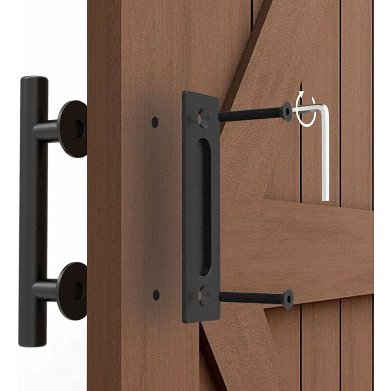 Sliding Door Handle Black Door Handle Modern Barn Door Handle - Image 3