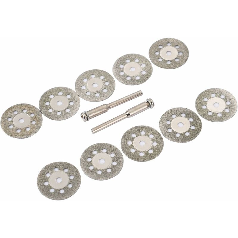 12 Pack 22Mm Mini Perforated Diamond Cutting Discs, Cutting Wheels, Shanks Ann Arbor - Image 4