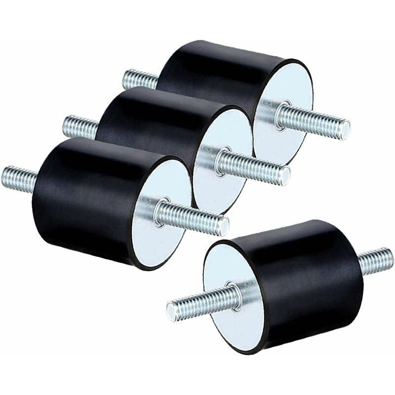 Rubber Mounts M8X23 Anti-Vibration Isolator Isolation Shock Absorber Absorption Bracket With Threaded Bolt Silent Block - Image 1