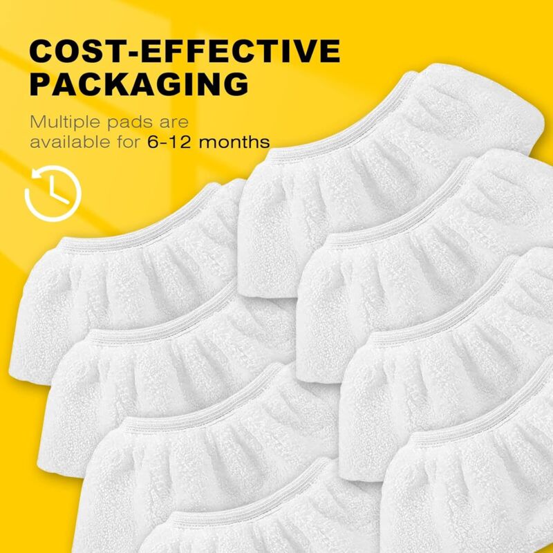 8 pcs Microfiber Cloths For Kärcher(Compatible With), Hand Nozzle Cloths Accessory For Steam Cleaners Sc 1, 2, 3, 4, 5 - Image 4