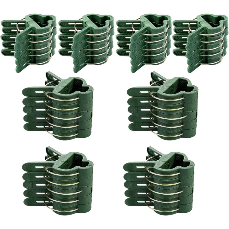 Garden For Tomatoes, 40 pcs Plant Clips Climbing Plants Reusable Climbing Plant Support For Greenhouse Gardening - Image 1