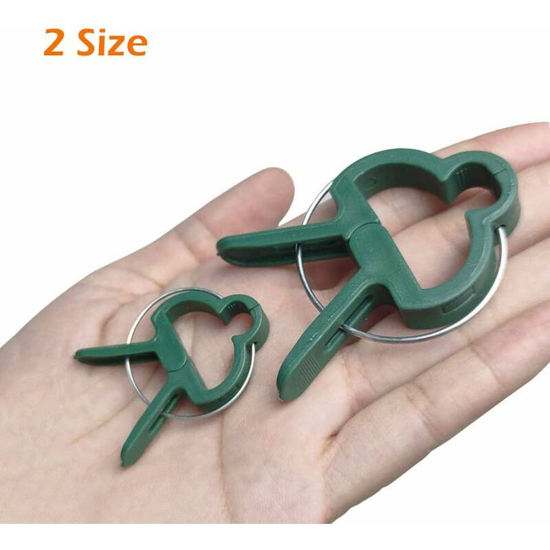 Garden For Tomatoes, 40 pcs Plant Clips Climbing Plants Reusable Climbing Plant Support For Greenhouse Gardening - Image 3