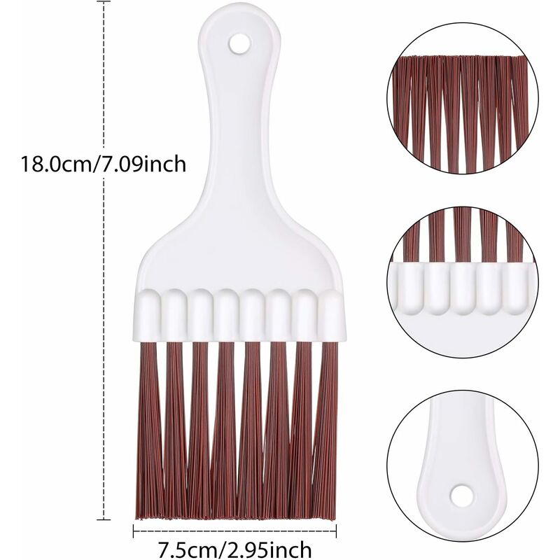 4 Pieces Air Conditioner Condenser Comb Air Conditioner Comb Ac Fin Comb Refrigerator Stainless Steel Comb, 3 Styles - Image 2