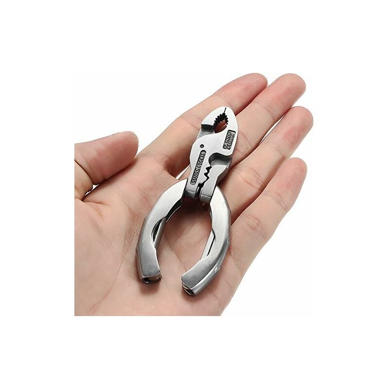 Mini Multifunctional Tool 9 In 1 Multitool Keychain Screwdriver Pocket Tools - Image 1