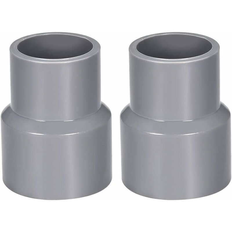 0Mm X 32Mm Pvc Pipe Coupling Hub Reducer Dwv Grey 2 pcs - Image 1