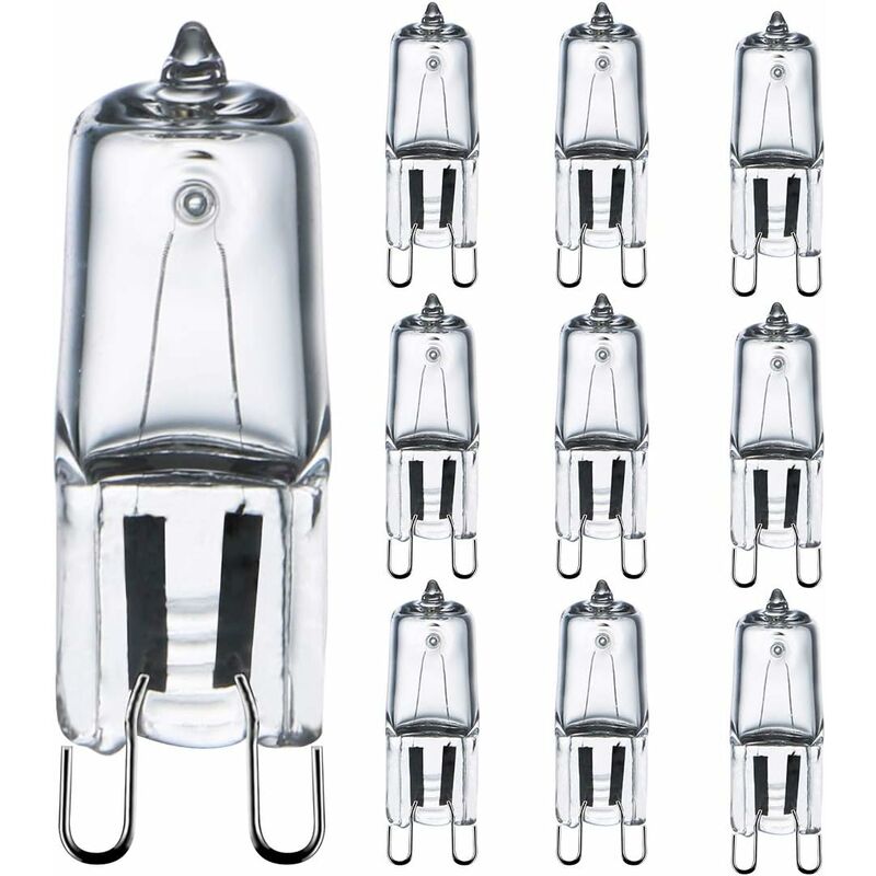 G9 Bulb 42W (44W) Dimmable Warm White 2800K, G9 Halogen Bulbs For Indoor Lighting 230V G9 Capsule Bulbs, Pack Of 10 - Image 1