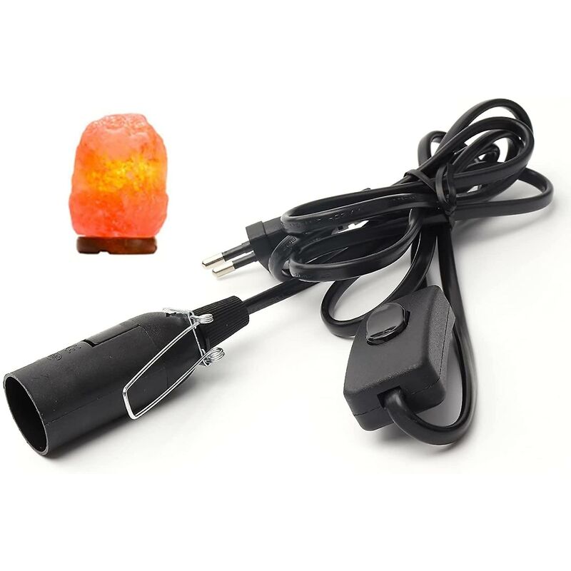 Câble Avec Interrupteur Pour Lampe À Sel - 1,8 M - Douille Pour Lampe De Sel - Image 1