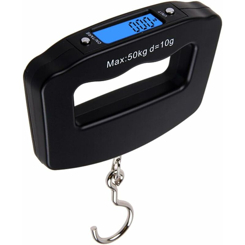 Portable Digital Hanging Weighing Scales For Fishing Travel Luggage Suitcase Parcel Household Outdoor 110 Lbs/50 Kg - Image 1