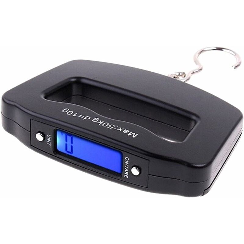 Portable Digital Hanging Weighing Scales For Fishing Travel Luggage Suitcase Parcel Household Outdoor 110 Lbs/50 Kg - Image 2