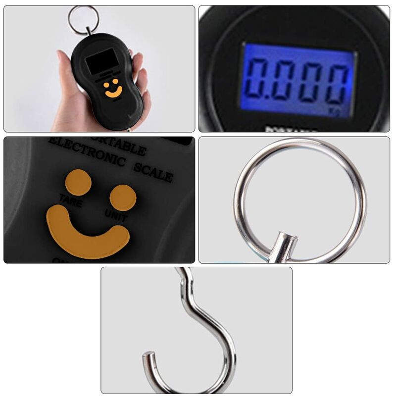 Luggage Scale Fishing Scale Hanging Scale Electronic Scale Maximum 50 Kg For Fishing, Suitcase Scale, Travel, Home Use, - Image 4