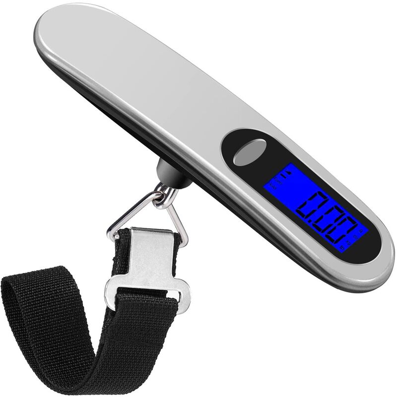 Travel Luggage Scale, Portable Digital Luggage Scale Max 50Kg/110Lb (Lb,G,Oz,Kg) Scale With Hook For - Image 1