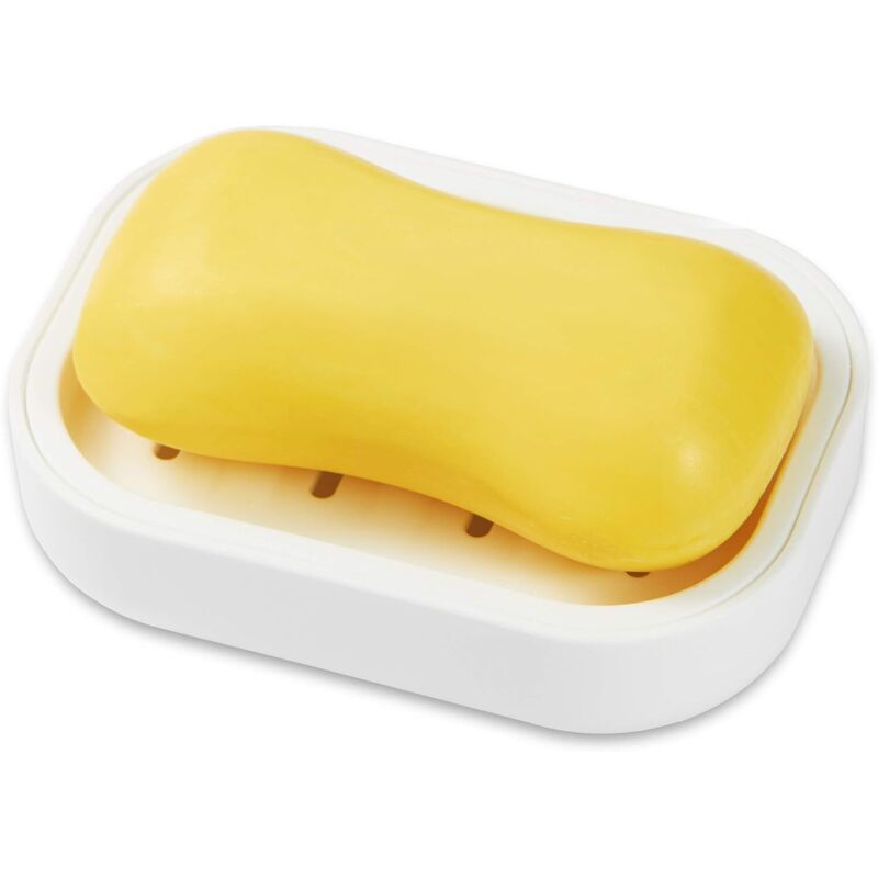 Bathroom Soap Dishes. Strong Drainage. Keep Soap Dry. Easy To Clean Soap Holder (White) - Image 1