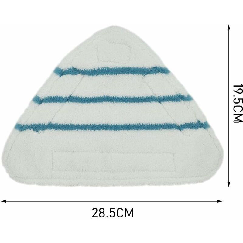 Steam Mop Replacement Caps Steam Mop Replacement Pads For Triangular Mops Washable Cloths Microfiber Mop Heads Mop - Image 3