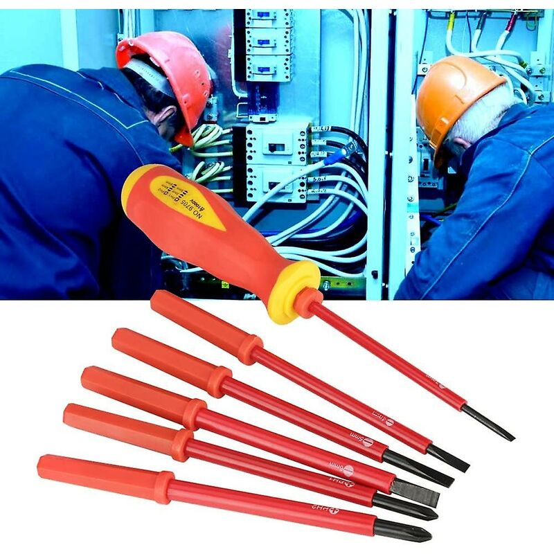 Cross Environmental Insulation Electrician Screwdriver, For Home Repairs, For Construction Workers, For Electricians - Image 2